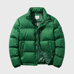 Mens Green Puffer Jackets