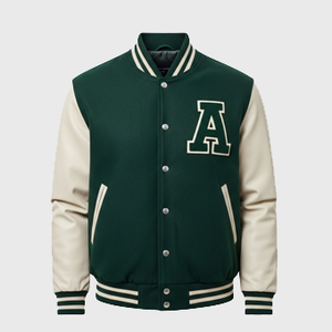 Mens Green Varsity Jackets