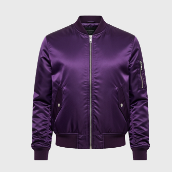 Mens Purple Bomber Jackets