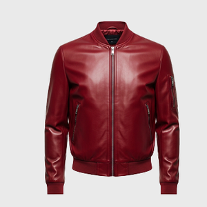 Mens Red Bomber Jackets