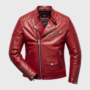 Mens Red Leather Jackets
