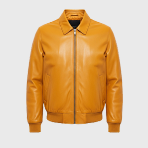 Mens Yellow Leather Jackets