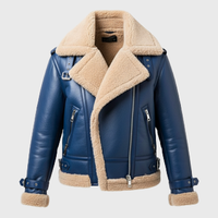Womens Blue Aviator Jackets