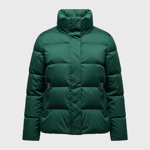 Womens Green Puffer Jackets