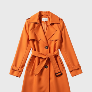 Womens Orange Trench Coats