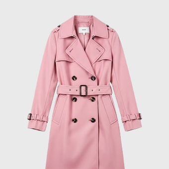 Womens Pink Trench Coats