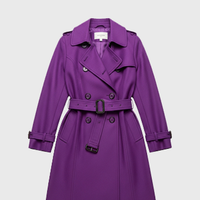 Womens Purple Trench Coats