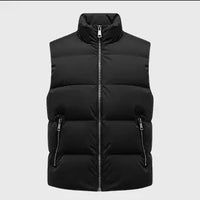 Mens Black Puffer Vest