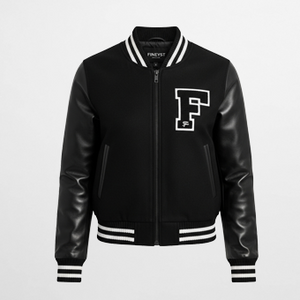 Womens Black Varsity Jackets