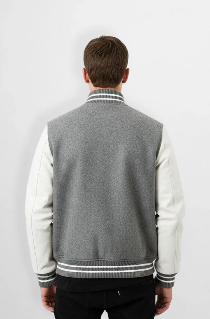 Arctic Edge Varsity Jacket