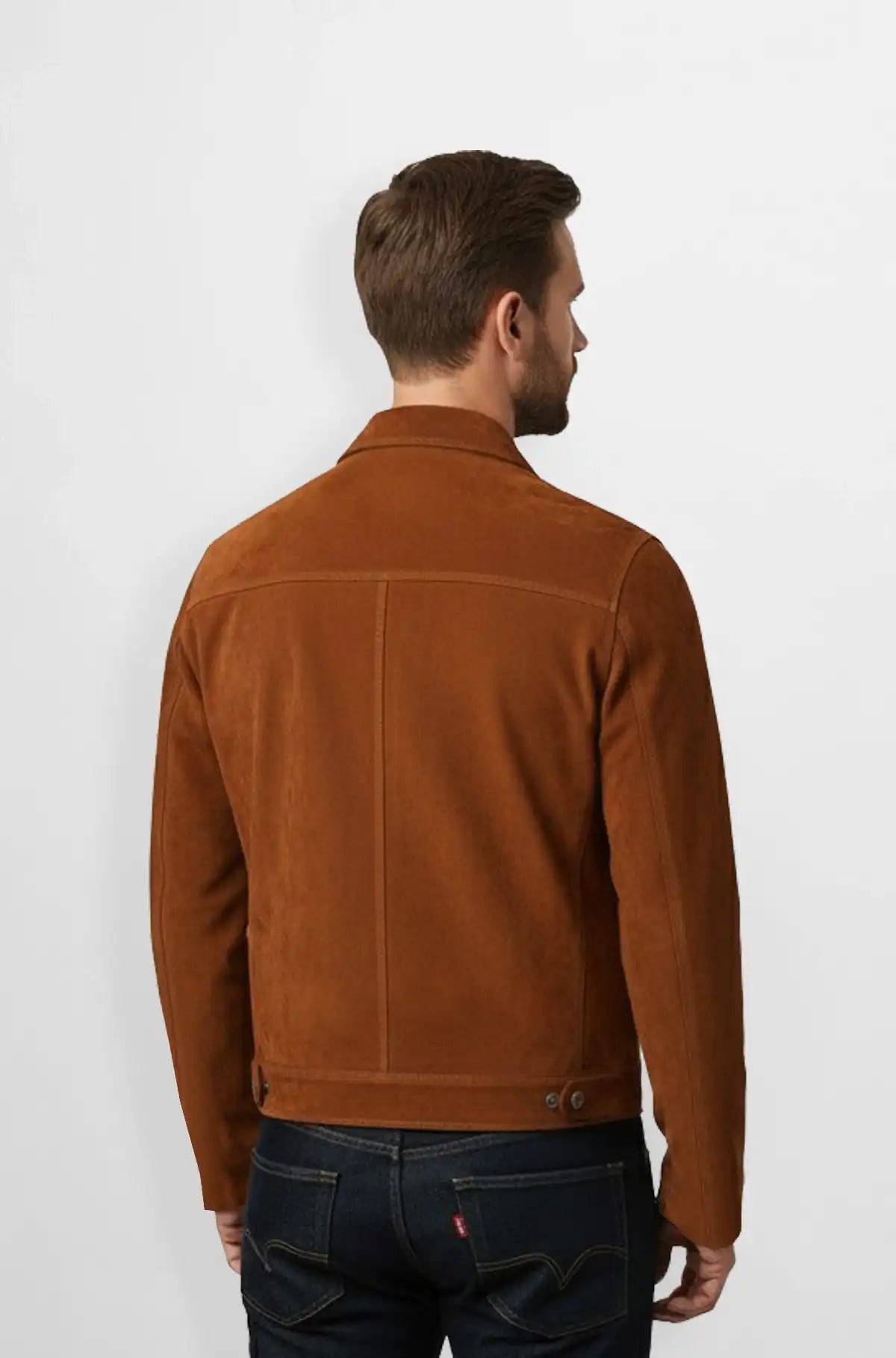 Burnt Caramel Suede Jacket – Fineyst Store