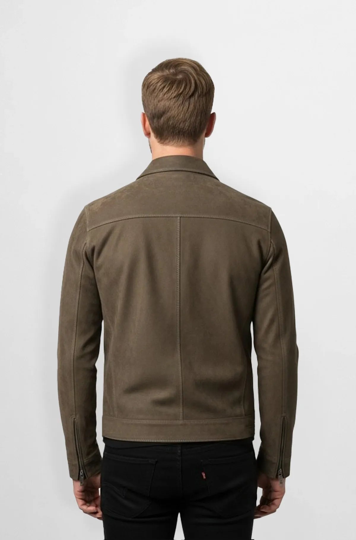 The Taupe Suede Classic Jacket
