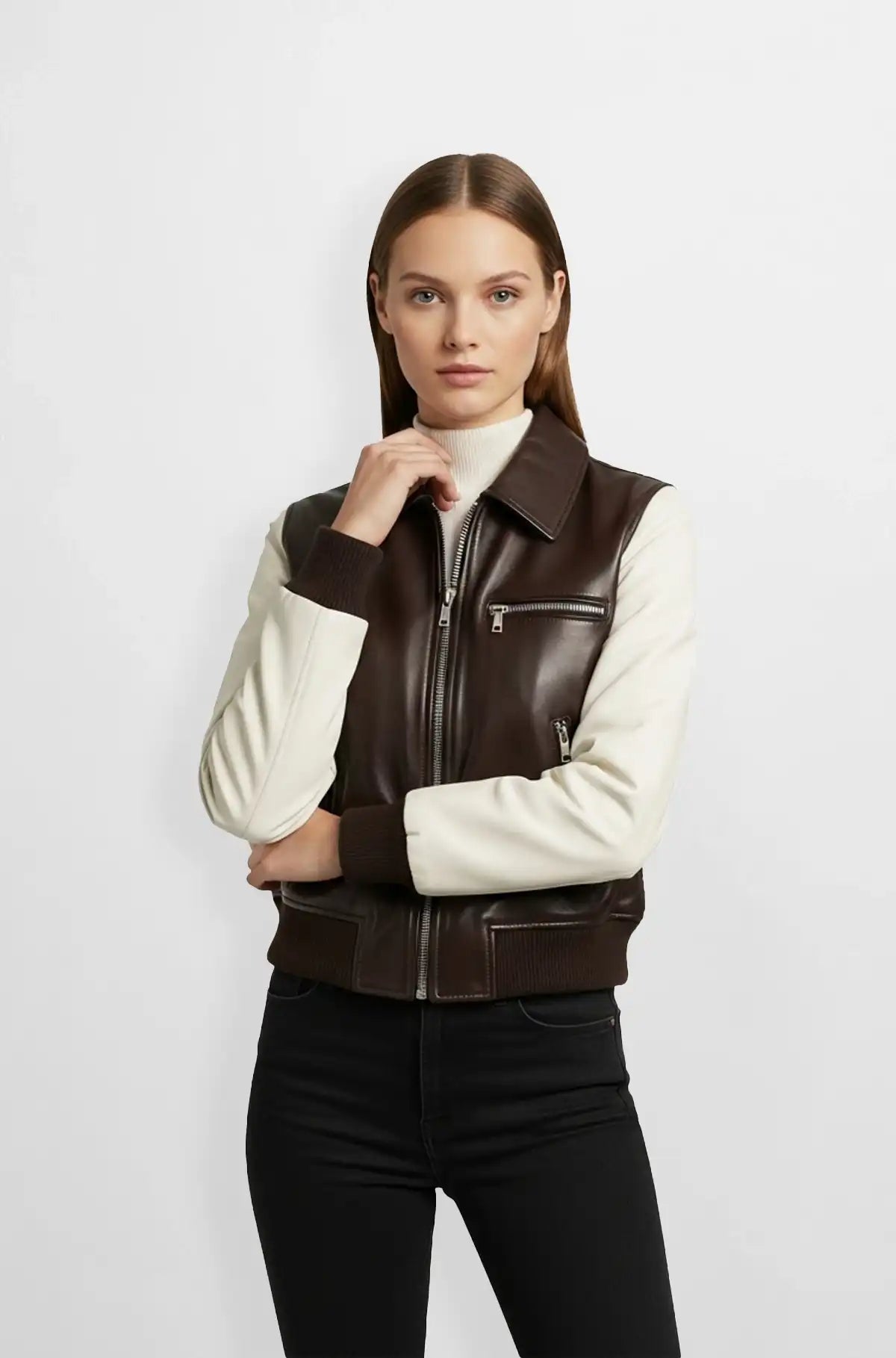 Urban Edge Chocolate Bomber Jacket