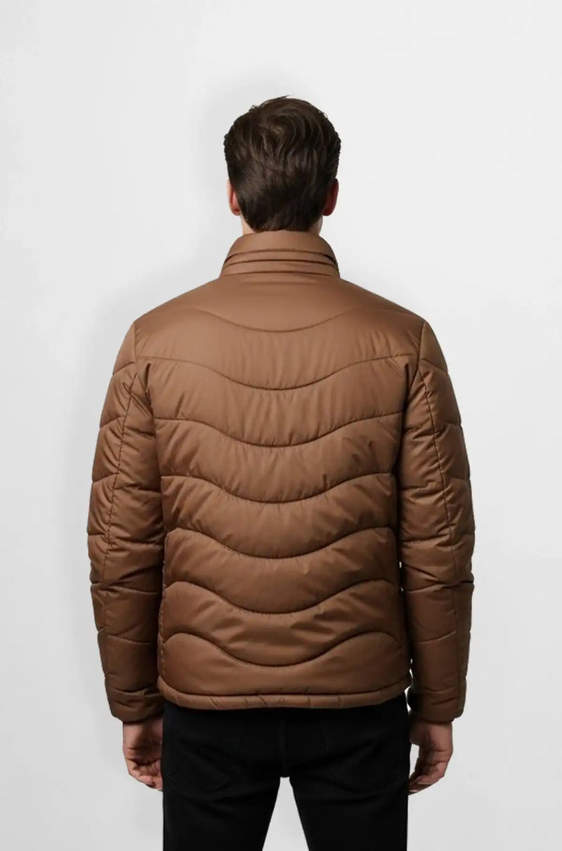 UrbanShield Camel Insulated Puffer Jacket